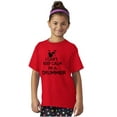 thumbnail image 4 of Can't Keep Calm a Drummer Percussion Crewneck T Shirts Boy Girl Teen Brisco Brands S, 4 of 6