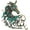 Green, variant on Horse Head Pin - Vintage Zinc Alloy Accessory, Antique-Style Horse Jewelry Brooch, Elegant Design with Sturdy Metal Finish, Fashion Ornament for Clothing, Bags, Hats, Parties, and Special Occasions