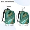 thumbnail image 2 of Rocae Green And Gold Marble for Canvas College Laptop Backpack for Men Women -Small, 2 of 5