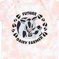 thumbnail image 4 of Inktastic Future Dairy Farmer with Cute Black and White Holstein Cows Boys or Girls Baby Bodysuit, 4 of 5