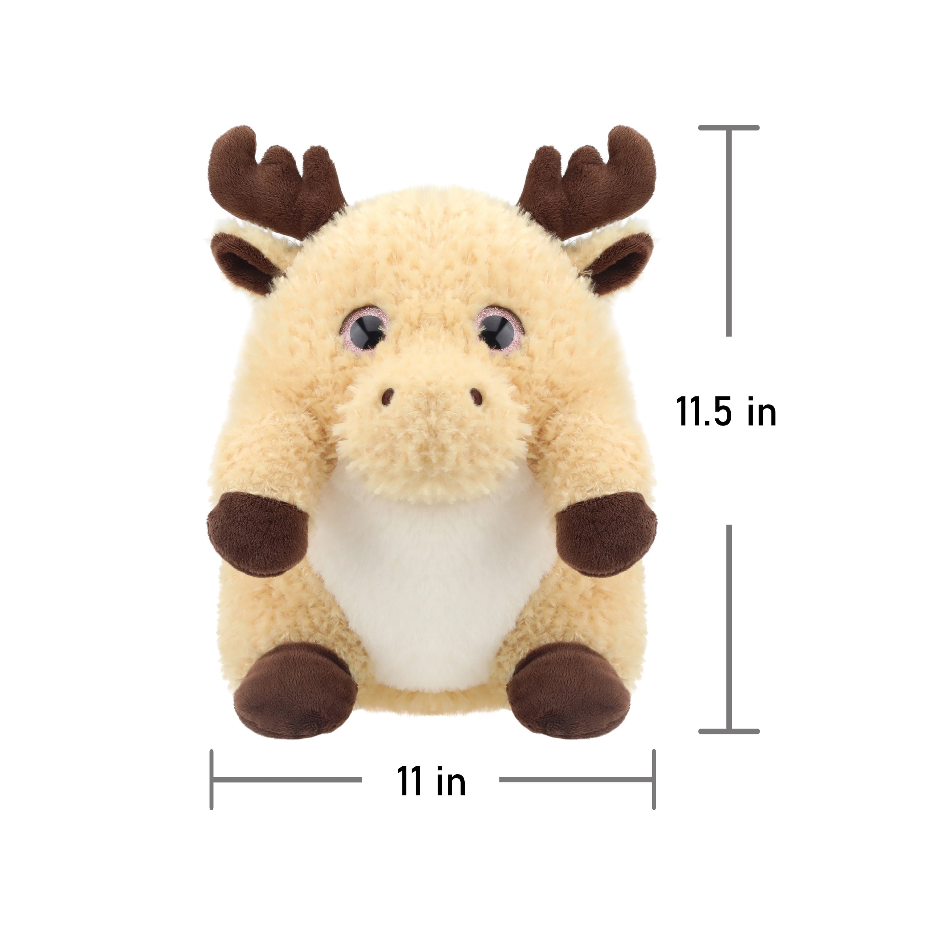 Holiday Time 11.5 inch Roly Poly Friends Plush Toy