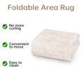 thumbnail image 2 of Washable Area Rugs Modern Abstract Plain Texture Living Room Carpet, Contemporary Non-Slip Accent Floor Mat for Bedroom Dining Room, 2 of 3