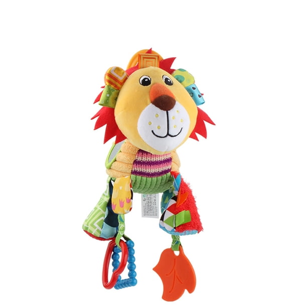 Juguetes de piscina, juguetes para bebés, juguetes para niños pequeños, juguete de actividad para bebés y mordedor con sonajero multisensorial, texturas y sonido de arrugas, animales de peluche de pap