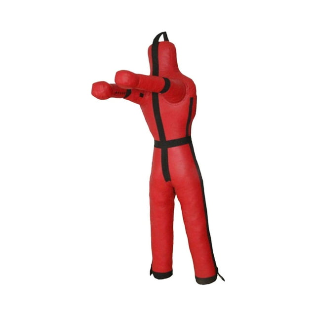 Decodeary Grappling Dummy Unfilled Practice Dummy Mma Boxing Dummy Dummy Training Kick Red 180cm
