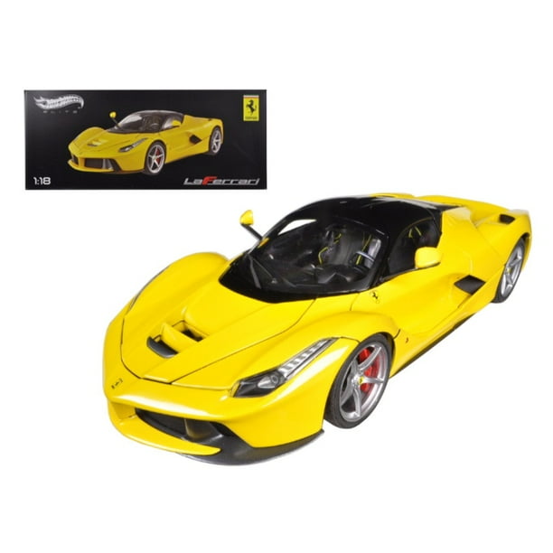 Hotwheels Ferrari Laferrari F70 Hybrid Elite Edition amarillo 1/18