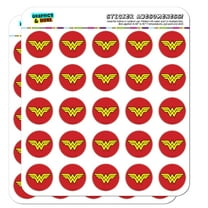 Wonder Woman Classic Logo Planner Calendar Scrapbooking Crafting Stickers