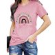 thumbnail image 4 of Blusa informal de manga corta con estampado de letras para el día del maestro para mujer Fridja  gope206, 4 of 6