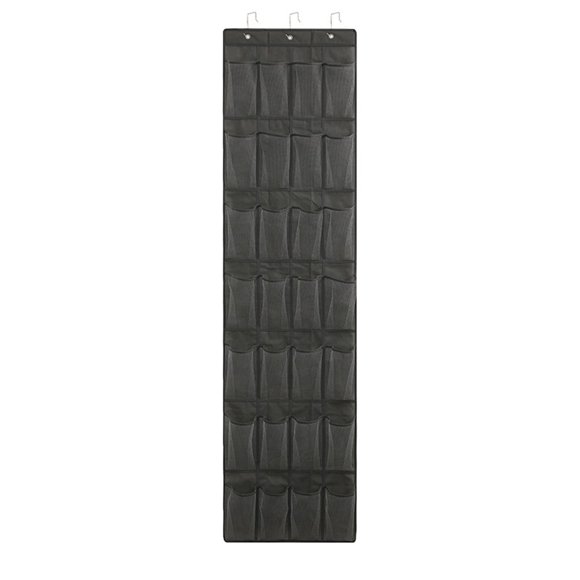 Gardez Vos Chaussures et Accessoires Facilement Accessibles avec Notre Porte-Manteau 28 Poches Gris