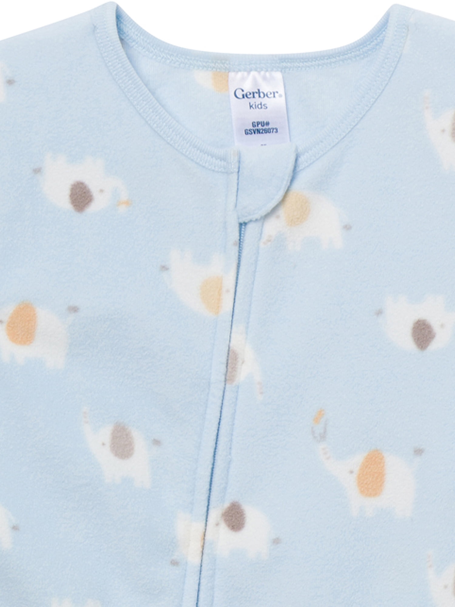 Gerber Baby and Toddler Neutral Microfleece 2-Way Zipper Blanket Sleeper Pajamas, 2-Pack, Sizes 0/3 Months - 5T