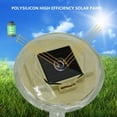 thumbnail image 4 of Juego de 4 lámparas solares Oso de Fresa con forma de diamante acero inoxidable que cambia de color, 4 of 4