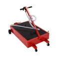 thumbnail image 5 of TFCFL Low Profile Oil Drain Pan 20 Gallon Oil Change Pan Cart with Manual Rotary Pump and Universal Wheels, 5 of 12