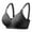 Black, variant on Padded Bras for Women No Underwire Fashion Plus Size Bra Comfortable Breathable Underwear V-Neck Back-Smoothing Bra Feature Hook and Eye Closure Training Bra Style Y-438 , Red XXL