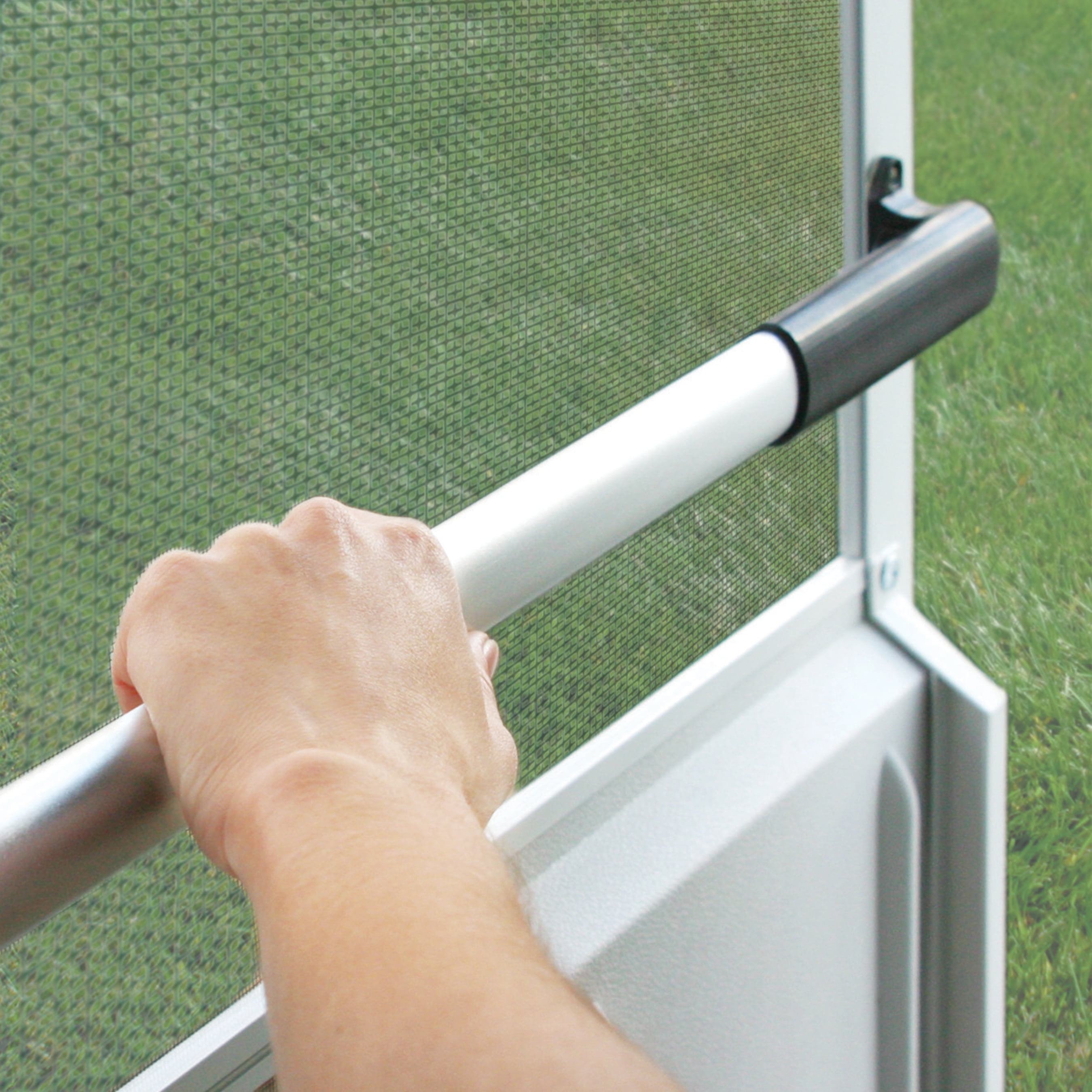 Camco RV Screen Door Cross Bar | Features a Sturdy Construction and Adjusts from 21-5/8-inches to 28-5/8-inches (42185)