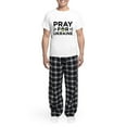 thumbnail image 5 of CafePress - Pray For Ukraine Men's Light Pajamas - Men's Light Loose Fit Cotton Pajama Set, 5 of 7