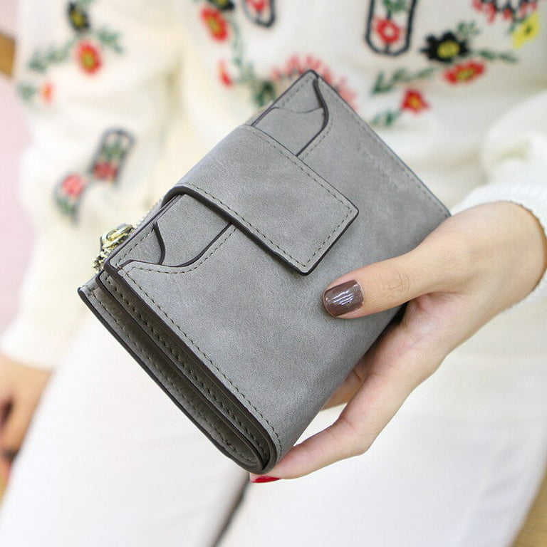 QWZNDZGR Designer Wallets Famous Brand Women Wallet Lady Short Handbag  Portable Bag Coin ID Card Bag PU Leather Wallet Hot Selling