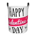 thumbnail image 1 of ZICANCN February Holiday Hearts Laundry Basket Organizer , Dirty Clothes Hamper for Bathroom Kids Girls Boys Laundry Hamper Small, 1 of 8