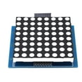 thumbnail image 2 of Módulo De Control De Matriz LED, Panel De Control De Matriz LED De Placa única DC5V, Interfaz SPI De Panel De 64 Bits 8x8, 2 of 14