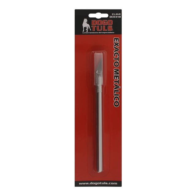 Exacto Metalico con Grip Antiderrapante DC0318