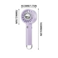 thumbnail image 3 of Ventilador de mano magnético con aromaterapia, recargable por USB, luz LED portátil para exteriores y repelente de mosquitos: diseño con clip para senderismo, acampada y desplazamientos diarios., 3 of 6