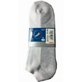 thumbnail image 3 of Michael Morgan® Men's NO SHOW SOCKS 3-Pack " Pure Cotton & Premium Comfort " White Fit shoe size 7-12, 3 of 3