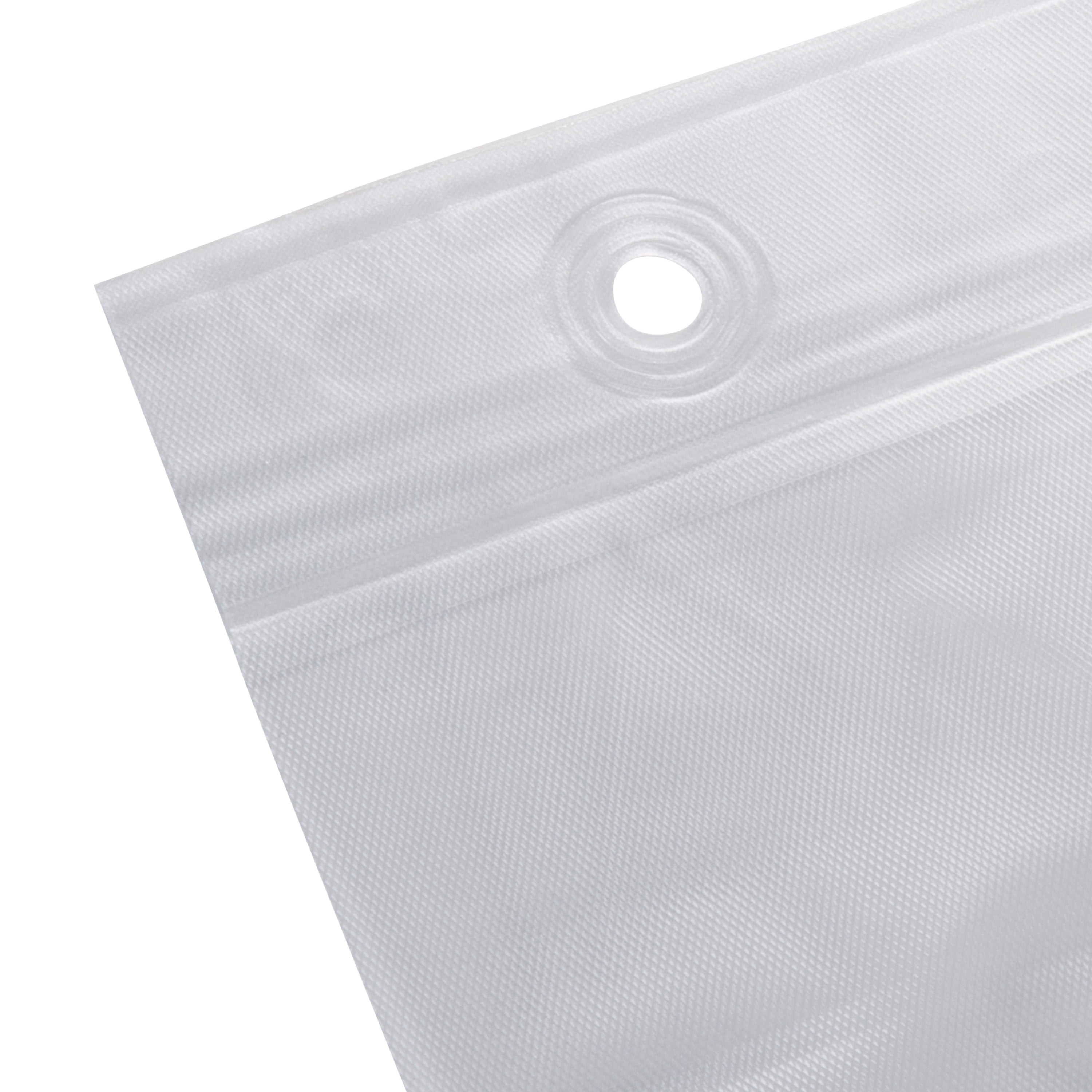 Bath Bliss Shower Liner in Clear Frost