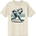 thumbnail image 3 of Rugby Goose Step Adult Natural Crew Neck Short Sleeve Tee-Medium, 3 of 4