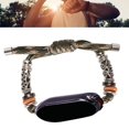 thumbnail image 1 of Boho Style Smartwatch Watch Band,Vintage Waterproof Nylon Weaving Watch Replacement Strap Smart Bracelet Wristband For Band 8, 1 of 8