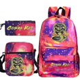thumbnail image 1 of Conjunto de 3 uds. De mochila Cobra Kai, mochilas escolares para niños, mochilas informales con estampados, mochilas para adolescentes, niñas y niños, mochilas de viaje, 1 of 1