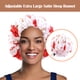 thumbnail image 4 of Qarigey Sleep Bonnet Extra Large Sleeping Hat Doble capa con cordón Turbante para el cabello Patrones bohemios Suministros para la cabeza Sombreros tipo 1 Qarigey AP009761-05, 4 of 6
