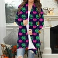 thumbnail image 1 of Cárdigan de manga larga para mujer, moda informal, blusa estampada de Halloween, abrigo para mujer, 1 of 7
