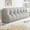 Light Gray, variant on Headboard Wedge Queen Triangular Bed Pillow for Headboard Bolster Pillow with Removable Cover, Daybed Bunk Bed Pillows for Sitting up, Reading or Working in Bed, Dark Gray