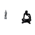 thumbnail image 1 of Estatua de Guan Yin,Estatua de Guan Yin para decoración del hogar.,Figura de lector abstracto,Estatua de pensador abstracto,arte,manualidades,decoraciones,Figuras humanas decorativas para, 1 of 8