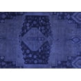 thumbnail image 1 of Ahgly Company Indoor Rectangle Abstract Blue Modern Area Rugs, 2' x 3', 1 of 4
