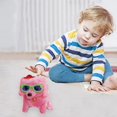 thumbnail image 1 of Fiudx juguetes Cachorro de juguete de peluche eléctrico interactivo con gafas de sol y sombrero que promueve el sonido de caminar moviendo la cola experiencia sensorial emocionante para niños, 1 of 6