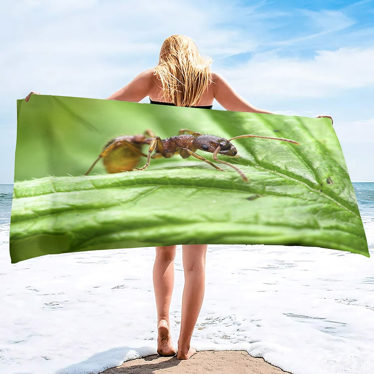 Ant Beach Towel Microfiber Beach Towel Oversized Large Beach Towels for