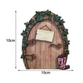 thumbnail image 3 of Puerta de hadas en miniatura,Figuras decorativas de puerta de jardín de hadas en miniatura,Árbol caras decoraciones madera escultura adornos,DIY Fairy Door Lawn Yard Escultura Macarena Puerta de hadas en miniatura, 3 of 7