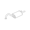 Genuine OE Mitsubishi Exhaust Muffler - MR529433