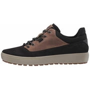 ECCO Soft 7 Tred Terrain Low Hydromax Sneaker, Black/Navajo Brown Yak Nubuck, 11-11.5