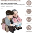 thumbnail image 3 of Figuras de pareja de ancianos MACHAO adorno para pastel de boda, 3 of 5