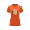 thumbnail image 2 of Playera Blusa De Capybara Con Paliacate Diseño Divertido Ropa Para Mujer Capibara Color Anaranjado Talla Grande Marca Emil SaEs, 2 of 4