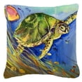 thumbnail image 1 of Carolines Treasures JMK1262PW1414 Loggerhead Sea Turtle Canvas Fabric Decorative Pillow, 1 of 4