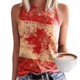 thumbnail image 5 of ZRBYWB Women Tank Tops Ladies Suitable Crewneck Sleeveless Print Tank Top Summer Casual Loose Fit Basic Beach Blouse Vest Tops For Women, 5 of 5