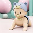 thumbnail image 6 of Sijiali Crawling Toy Lifelike Lovely Intelligence Development Puzzle Crawling Baby Doll Toy for Babies, 6 of 10