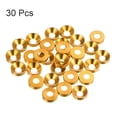 thumbnail image 3 of 30packs Countersunk Washer M4 Anodized Aluminum Alloy Finishing Washers, Golden, 3 of 4