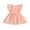Pink, variant on Toddler Baby Girl Summer Cotton Sleeveless Dress Newborn Infant Lace Ruffle Princess Overall Dress Sundress