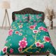 thumbnail image 1 of Flor de cerezo verde Juego de funda nórdica, colcha floral Dormitorio Juego de cama, 1 of 4