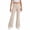 0_@Beige292, variant on Kiijoy Girls School Uniform Flare Pants Pull-On Stretch Twill Trousers, Sizes 5-16