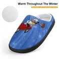 thumbnail image 4 of Adventure Cuphead Mugman Kid's Cotton Slippers Winter Warm Soft Plush Slippers with Rubber Sole Non-Slip Indoor Outdoor Slip on Shoes Fluffy House Slippers For Boys Girls Teen, 4 of 8