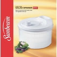 thumbnail image 3 of Sunbeam 6-1/2-Inch Flow Thru Salad Spinner, 3 of 4