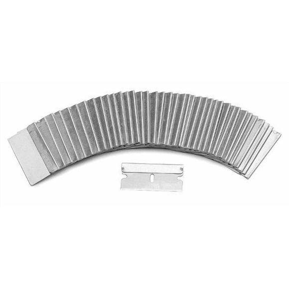 Performance Tool Razor Blade W747 Fits Standard Razor Scrapers; Single Edge; Set Of 100